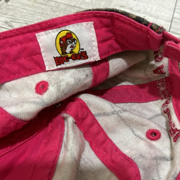 Bucees pink camouflage youth girls baseball cap hat - Picture 6 of 7